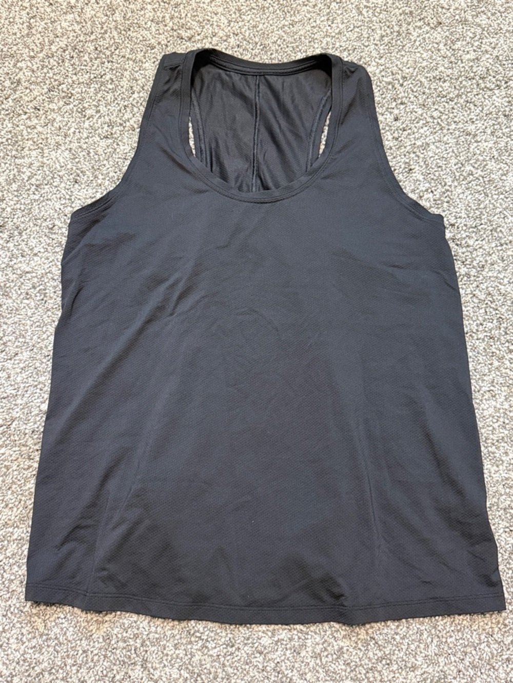lululemon athletica Black Performance Racerback Tank